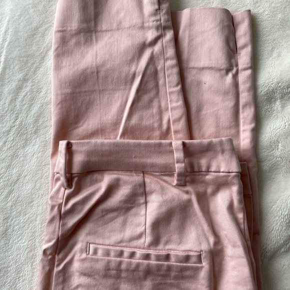 H&M Peach Pink Dress Pants cropped - Picture 4 of 4
